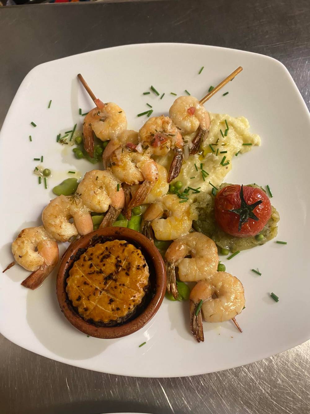 Plat crevette